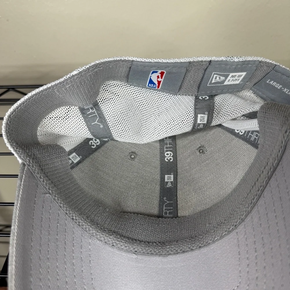 Golden State Warriors Mesh Hat Cap Men's Size XL Gray NBA Basketball NEW ERA GSW